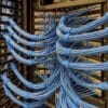 Velcro cable ties being used in server room