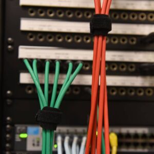 Velcro to organize wires