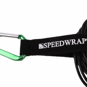 Hook and loop suspended strap