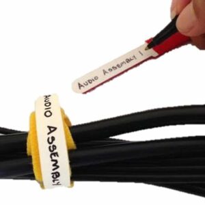 Hook and loop glow in the dark ties