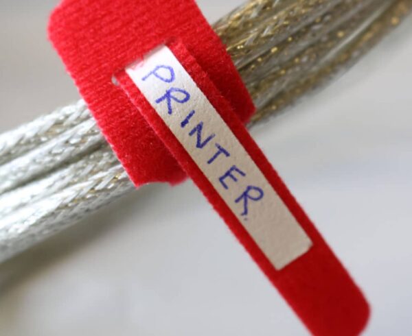 Hook and Loop Tie To Write On