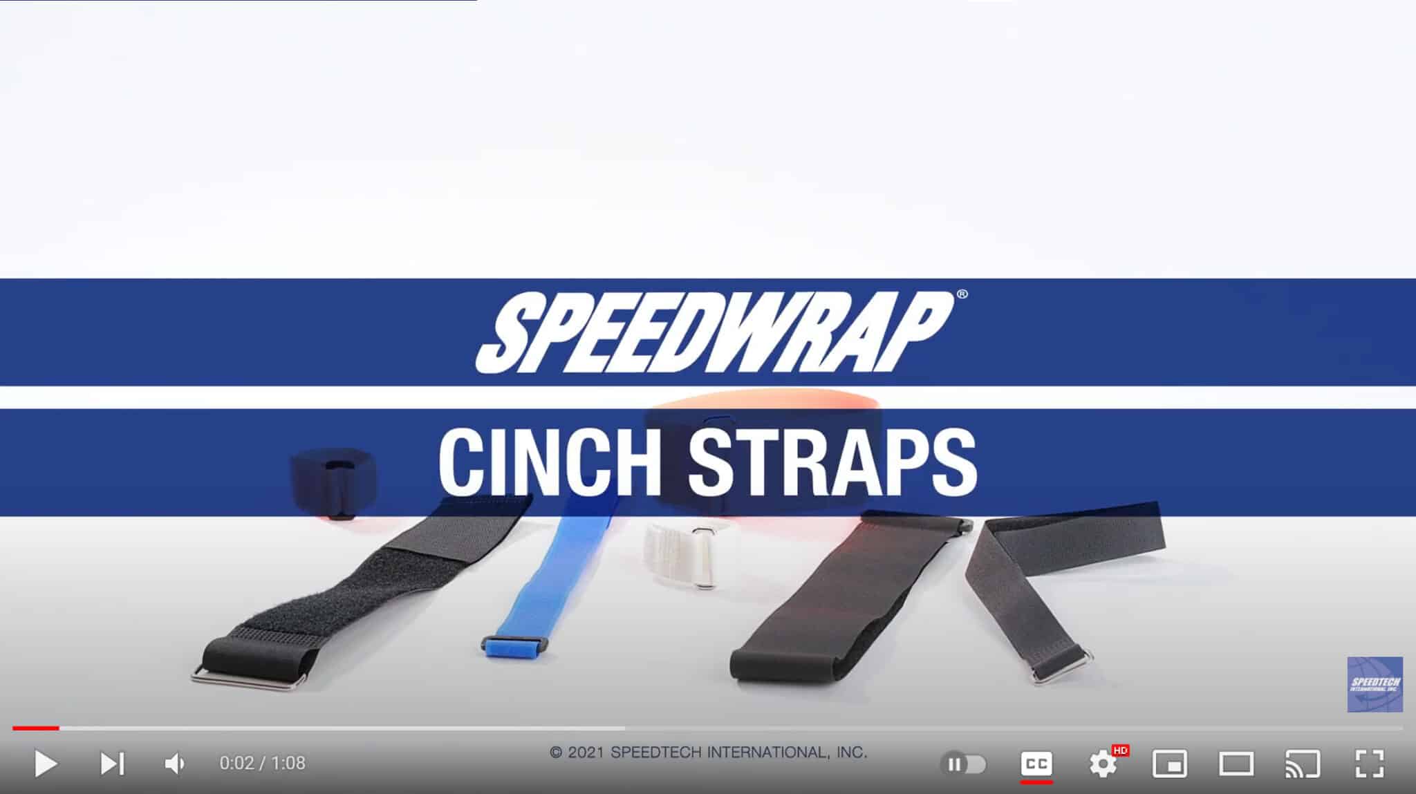 SPEEDWRAP® Cinch Straps Hook & Loop Cinch Straps With Buckle