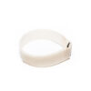 A SPEEDWRAP® High Temp Cinch Strap in beige is arranged in a circular shape on a white background.